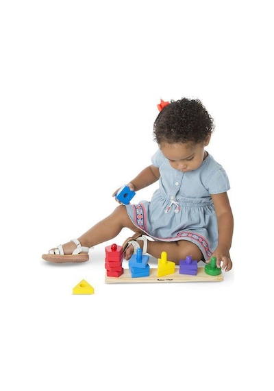 Melissa&Doug Renkli Şekil Dizme MD000379