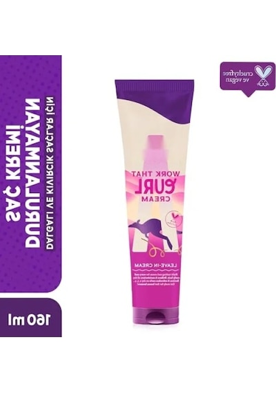 Durulanmayan Saç Kremi, Dalgalı Ve Kıvırcık Saçlar İçin, 160 Ml Beyaz