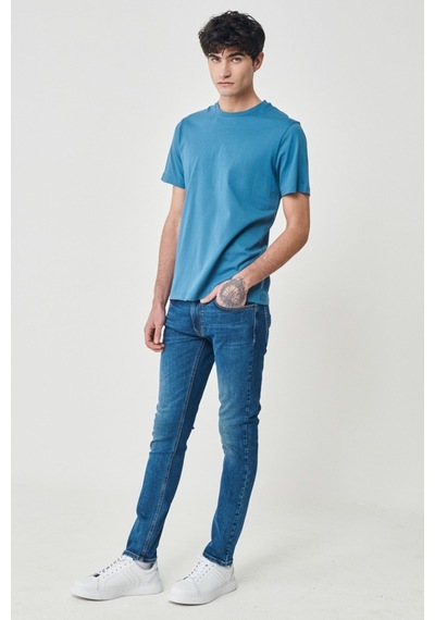 Lee Erkek Jean Koyu Mavi