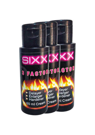 Sıxx 3in1 Krem 3 Adet Erkeğe Özeı 3 Ettki Birden Kremi 60 Ml