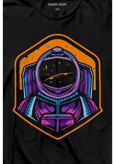 Solana Sol Astronot Cyrpto Coin Logo Uzun Kollu Tişört Baskılı T-shirt 001