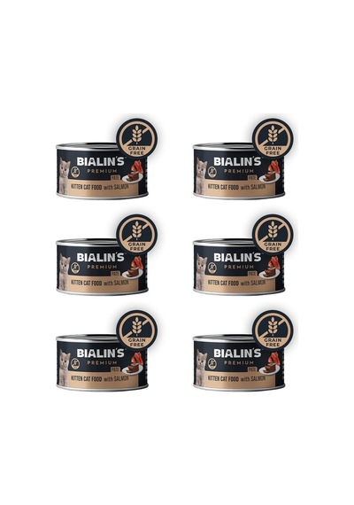 6'lı Yavru Kedi Maması - Somonlu 100 Gram