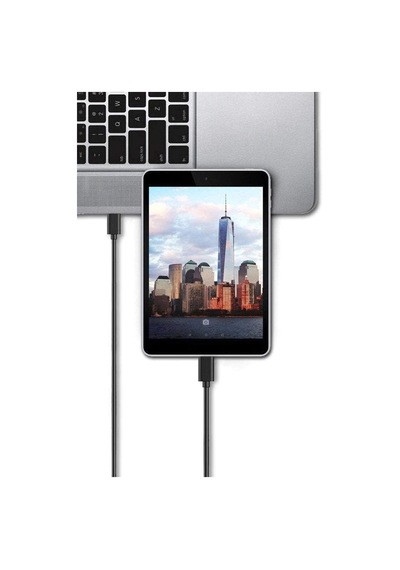 Type-c Usb Şarj Ve Data Kablosu - 3 Metre Siyah Standart