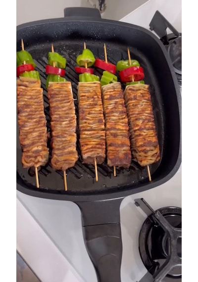 Cooknkeep Izgara Tava Siyah