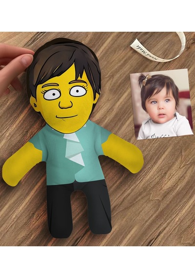 BK Gift Kişiye Özel Simpsons Figürlü Bebek Yastık - Model 3