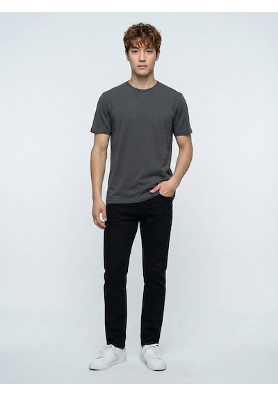 Loft Basic Antrasit Erkek T-shirt Lf2038850