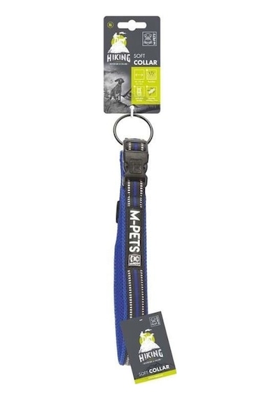M-pets Hıkıng Reflektörlü Soft Boyun Tasması Blue Xl Çok Renkli