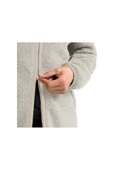 Jack Wolfskın Jack Wolfskin High Curl Coat Kadın Bej Outdoor Ceketi A0056 Kemik