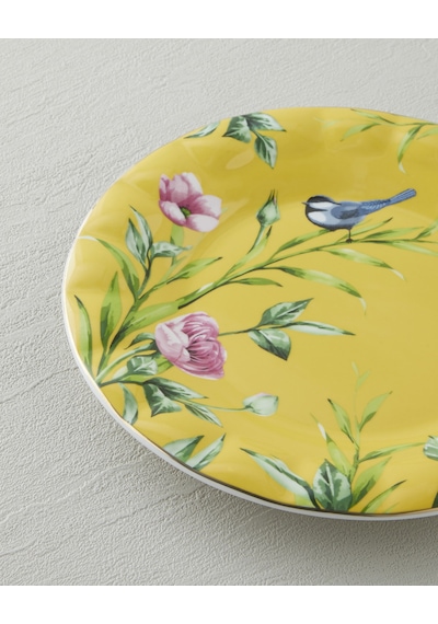 English Home Vanilla New Bone China Pasta Tabağı 20 Cm Sarı