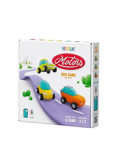 Hey Clay Yaratıcı Kil Seti - Eco Cars
