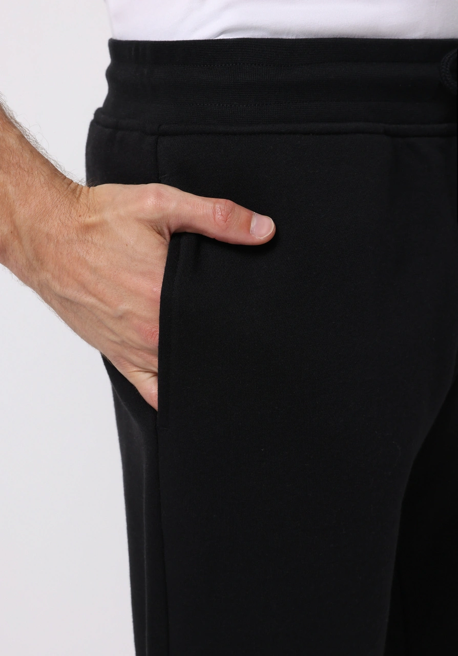 Colin's Colins Slim Fit Orta Bel Düz Erkek Siyah Eşofman Altı Cl1077099 Q1.v2 Blk Siyah
