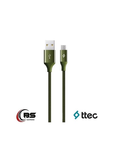 Ttec Micro Usb Şarj Kablosu Hızlı Şarz Destekli 1.2 Metre