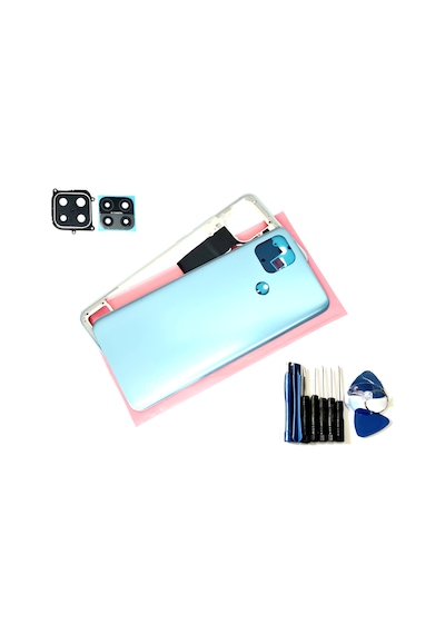Tkgz Oppo A15 A15s Full Kasa Arka Pil Kapağı Tamir Seti Mavi
