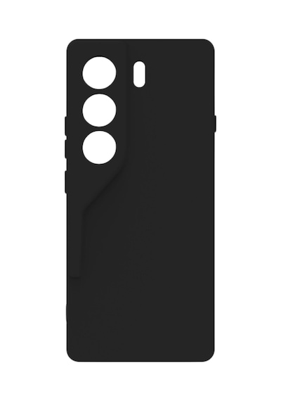 Tecno Camon 40 Pro Kılıf Kamera Korumalı Silikon Rubber Arka Kapak Siyah