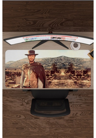 İyi Kötü Çirkin V3 90x40 Xxl Gaming Kauçuk Kaymaz Taban Mouse Pad Fare Altlığı