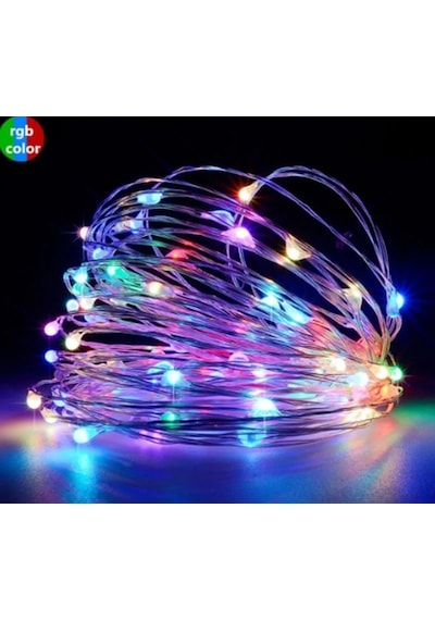 Rgb Peri Led 3 Metre Renkli Dekoratif Aydınlatma Süsleme Parti Led Işık Yılbaşı Süsleme Dekorasyon Işığı Şerit