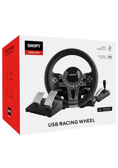 Snopy V5h Pro Xbox /ps4/ps3/pc/swıtch Metalik Pro Oyun Direksiyonu