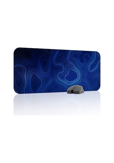 Topography Kaymaz Dikişli Kauçuk Oyuncu Mousepad V1 - 70x30 Xl Gaming Mouse Pad Fare Altlığı