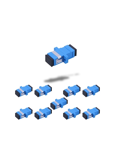 10 Adet Sc-sc Sm Sx Fiber Optik Adaptör