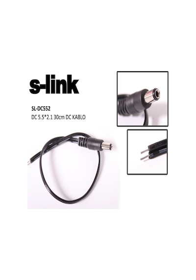 S-Link Sl-Dc552 30 Cm Dc Cctv Power Jack Kablo