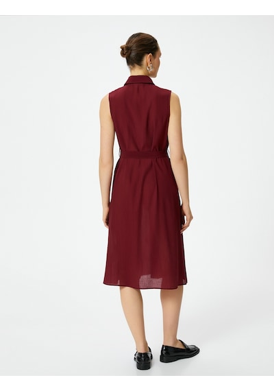 Koton Midi Gömlek Elbise Düğmeli Beli Kuşaklı Viskon Bordo 4wak80213uw 4WAK80213UW1SK Bordo Koton Midi Gömlek Elbise Düğmeli Beli Kuşaklı Viskon Bordo 4wak80213uw 4WAK80213UW1SK Bordo