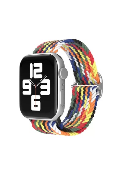 Zenviaat Newface Apple Watch Uyumlu38mm Star Kordon - Gökkuşağı 1 Znv2027