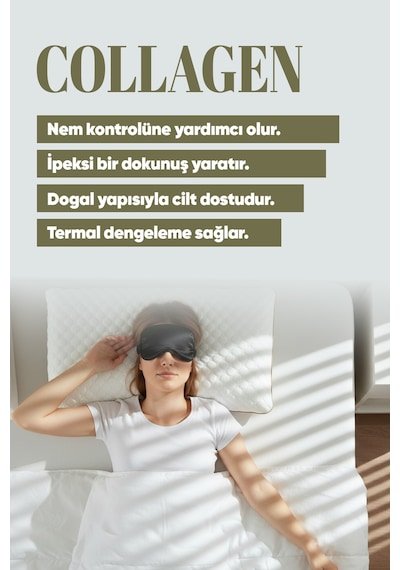 Beauty Visko Yastık Ortopedik - Visco Güzellik Yastığı - Yaşlanma Karşıtı Visco Yastık Beyaz