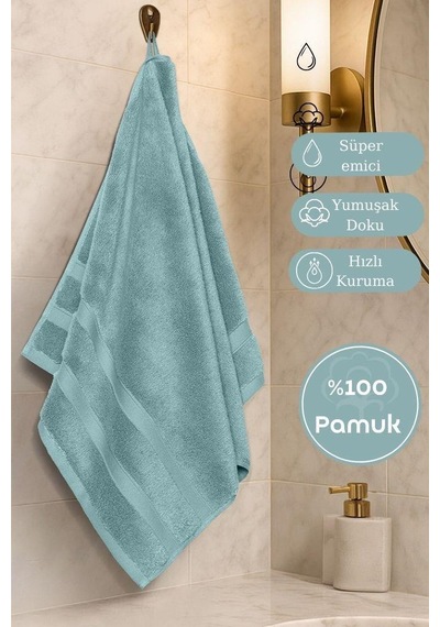 Pamuk Tekli Havlu Karna Premıum Morgan - 70 X 140 Yeşil