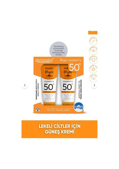 Dermoskin Pigmentyl Sun Protection Cream SPF50+ 2 x 75 ML