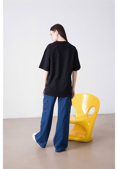 Flood Of Style Unisex Aniformant Siyah Tshirt