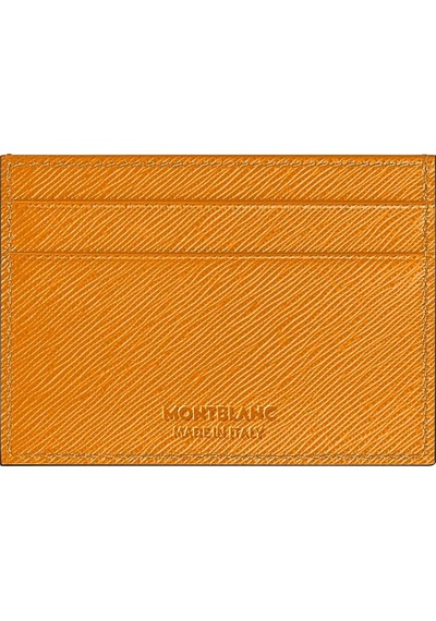 Mont Blanc Montblanc Sartorial Deri 5 Bölmeli Kartlık 221464 Turuncu