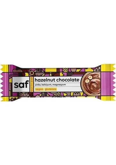 Saf Nutrition Saf Hazelnut Chocolate Nutty Protein Bar 40gr X 12 Adet-3635