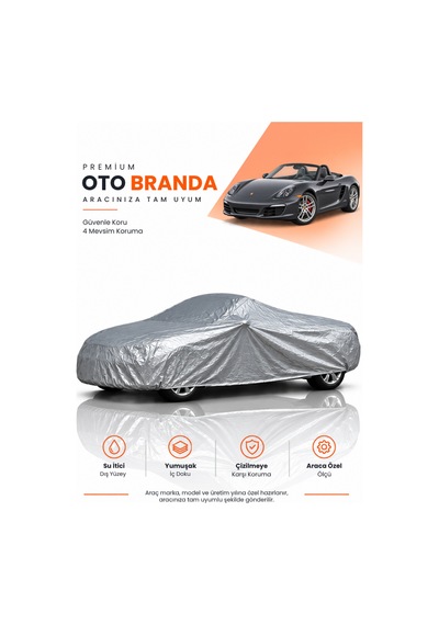 Porsche Boxster 2016-2025 Cabrıo Uyumlu Araba Brandası Oto Branda Araba Örtüsü Araç Çadırı