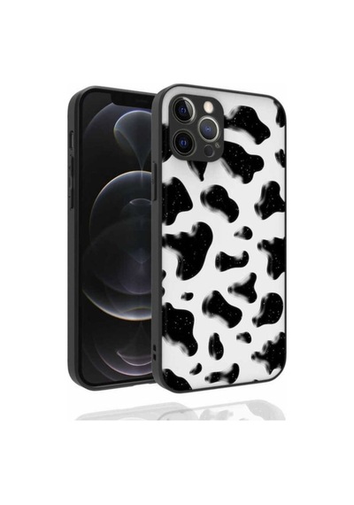 Apple Uyumlu iPhone 12 Pro Kılıf Desenli Kamera Korumalı Parlak Zore Nora Kapak NO2