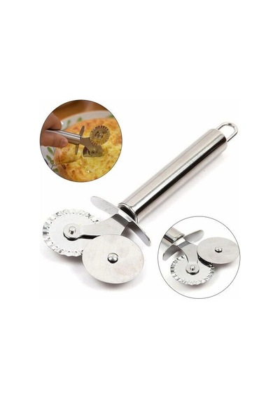 Çift Başlı Metal Pizza Kesici Ve Hamur Ruleti Diğer