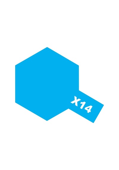 X-14 Sky Blue Parlak Akrilik Boya 10 Ml Gök Mavisi