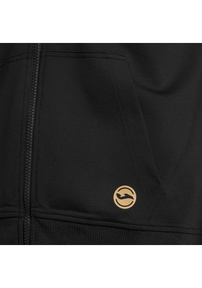 Joma Indoor Gym Zıp-up Hoodie Black Erkek Kapüşonlu Siyah Sweatshirt Ceket 104823.100
