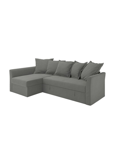 Ikea Gri Lüks Kanepe - Bazalı Yataklı Köşe Kanepe Kılıfı