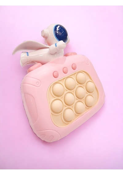 Elektronik Popit, Quick Push Konsol Uçan Astronot Model Pembe