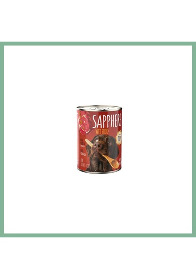 Sapphere Kırmızı Etli Yetişkin Köpek Konservesi 400 Gr Bsk2026