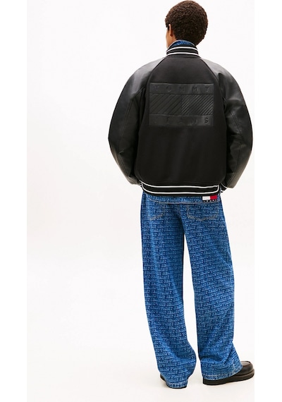 Tommy Hilfiger Tjm Flag Kolej Stili Erkek Siyah Ceket Dm0dm22439bds Siyah