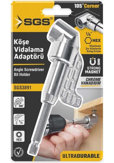 Sgs Köşe Vidalama Adaptörü Uzun Sgs3891