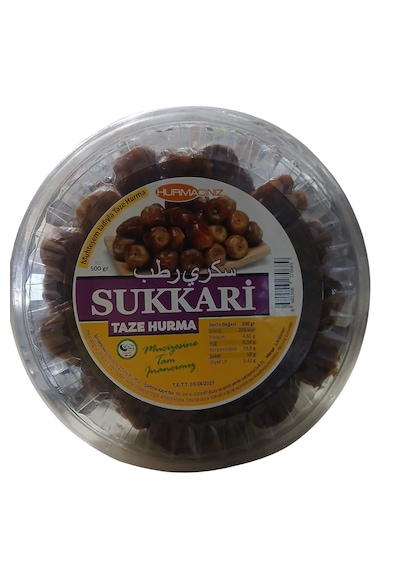 Taze Sukkari Hurma 500 Gr 500  G