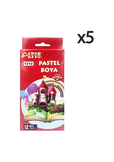 Altıs 12 Renk Pastel Boya 1212 5 Adet