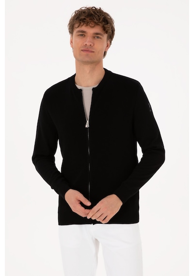 U.s. Polo Assn. Erkek Siyah Hırka Triko 50313721-vr046 Siyah