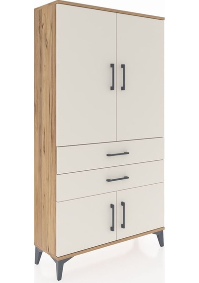 Arges Dolap Tek Raflı 2 Çekmeceli Tek Askılı 88x30x163 Çam-ay... Çam Arges Dolap Tek Raflı 2 Çekmeceli Tek Askılı 88x30x163 Çam-ay... Çam