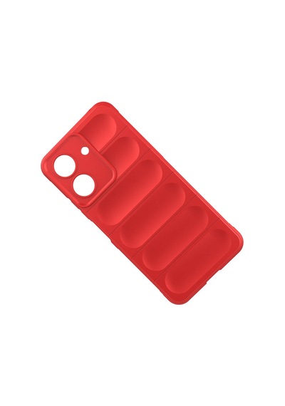 Xiaomi Redmi 13c Kılıf Kamera Korumalı Esnek Silikon Parmak Şeritli Pazarplus Lacivert
