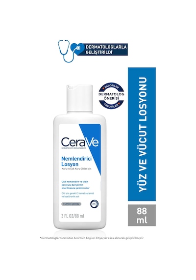 Cerave Nemlendirici Yüz Ve Vücut Losyonu-seramid Ve Hyalüronik Asit İçerikli 88 Ml