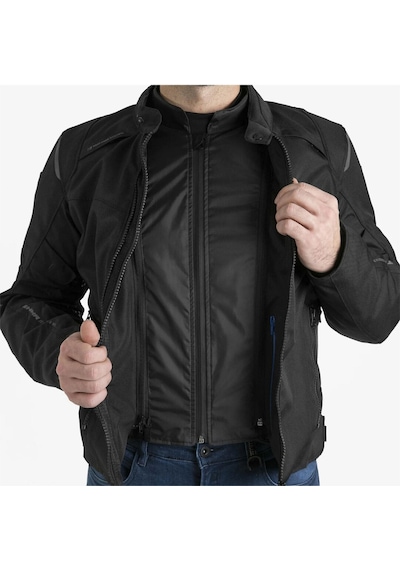 Shima Rush 2.0 Korumalı Motosiklet Montu Siyah