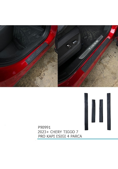 Chery Tiggo 7 Pro Kapı Eşiği 4 Parça 2023+ Sonrası